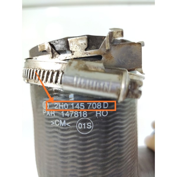 Mangueira Intercooler Amarok 2.0 2011/2020 2h0145708d