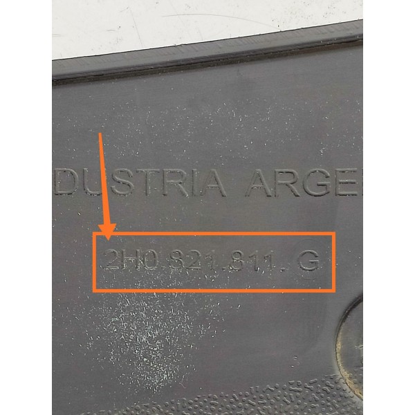 Lameiro Amarok Traseiro Esq 2010/2024 2h0821811g