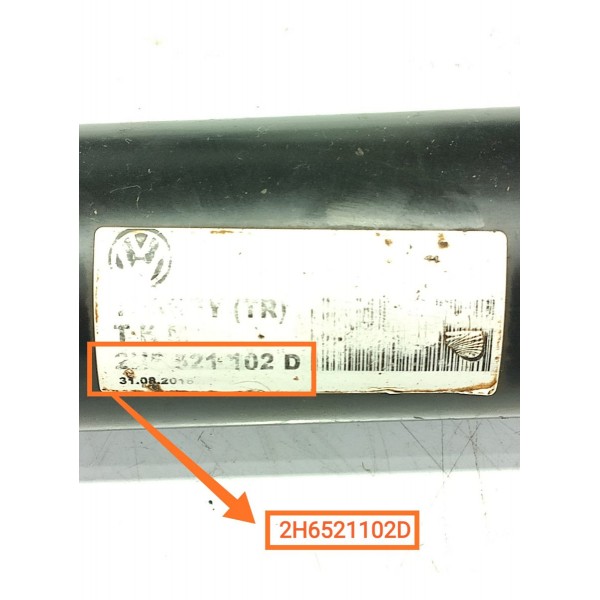 Eixo Cardan Amarok 2.0 Aut Traseiro 2010/2023 2h6521102d