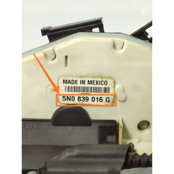 Fechadura Porta Amarok Traseira Direita 2010/2023 5n0839016g