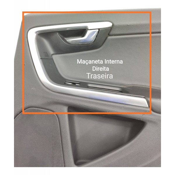 Macaneta Interna Volvo S60 V60 Traseira Dirireita Original