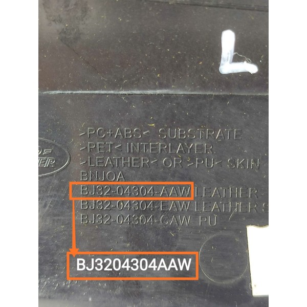 Acabamento Painel Evoque Esquerdo 2012/2018 Bj3204304aaw