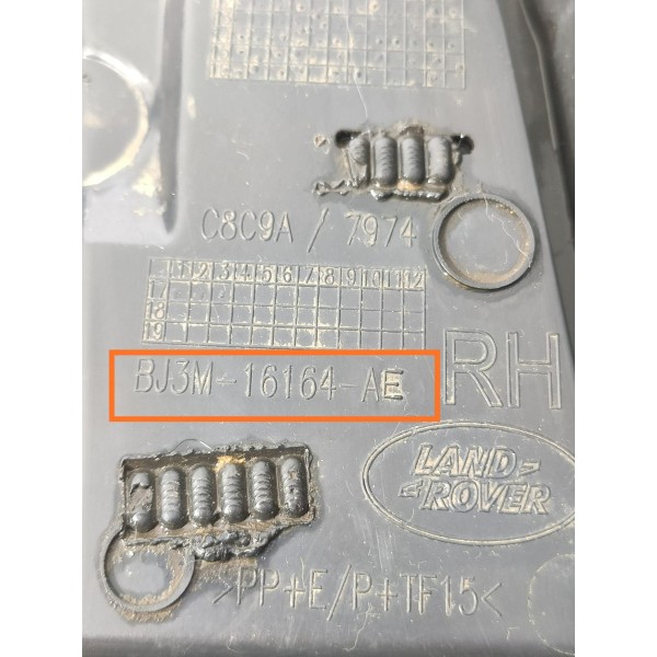 Acabamento Spoiler Evoque Diant Dir 2012/2018 Det Bj3m16164