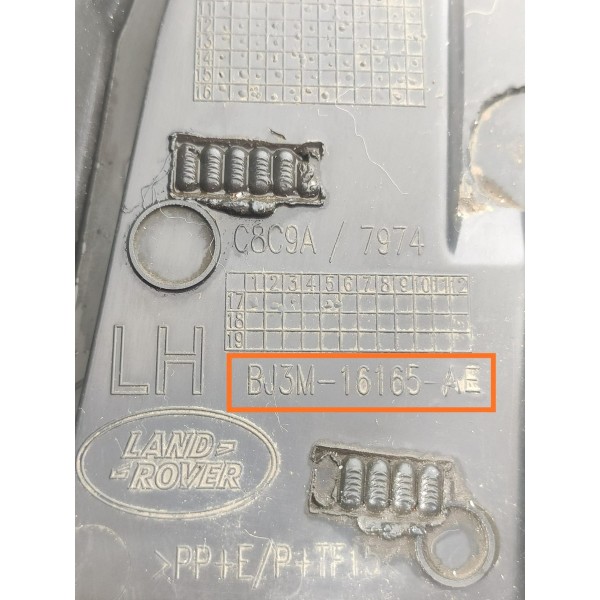 Acabamento Spoiler Evoque Diant Esq 2012/2018 Det Bj3m16165