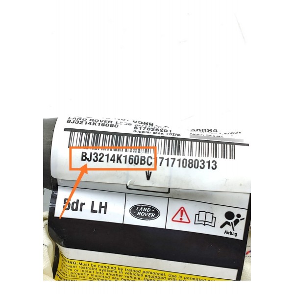 Cortina Teto Land Rover Evoque Dir 2012/2018 Bj3214k160bc