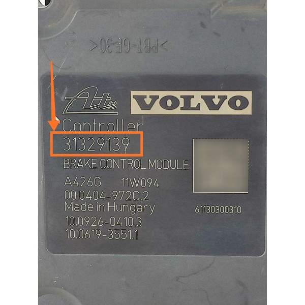 Modulo Abs Volvo Xc60 Xc70 2011 2012/2016 31329139
