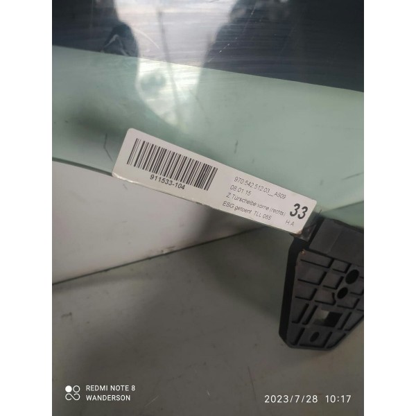 Vidro Porta Panamera Dian Di 2010/2014 2015 2019 97054251203