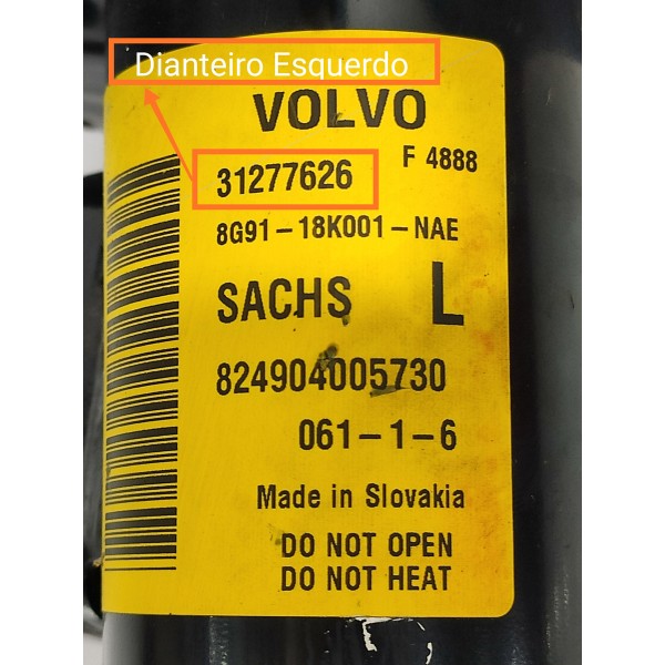 Torre Telescopio Volvo Xc60 T5 Diant Esq 2011/2016 31277626