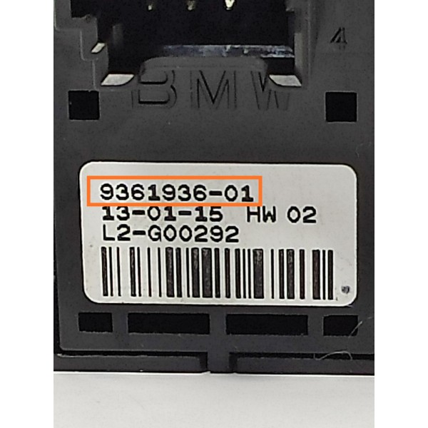 Botao Comando Vidro Traseiro Bmw X5 X6 2013/2018 936193601