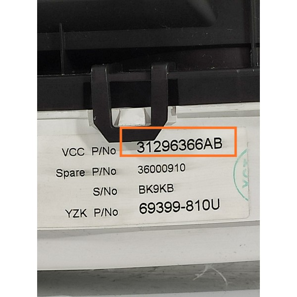Painel Instrumento Volvo Xc60 S60 V60 2011/2016 31296366ab