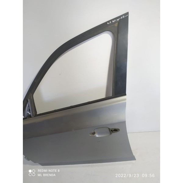Porta Bmw X3 Dianteira Esquerda 2003/2010 Lisa Orig