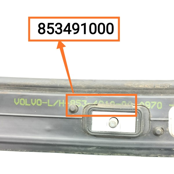 Friso Rack Teto Volvo Xc60 Esquerdo 2010/2016 Det 853491000