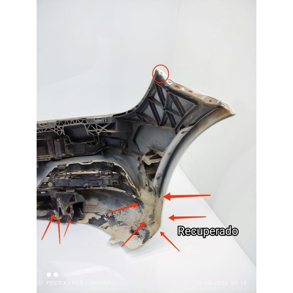 Parachoque Dianteiro Mercedes C180 2012 2013 2014 Detal Orig