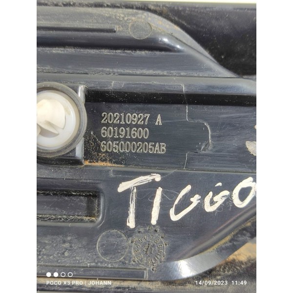 Lanterna Tampa Traseira Tiggo 8 Central 2020/2022 605000205