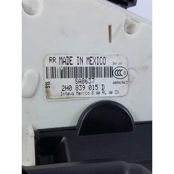 Fechadura Porta Amarok Traseira Esquerd 2010/2023 2h0839015d