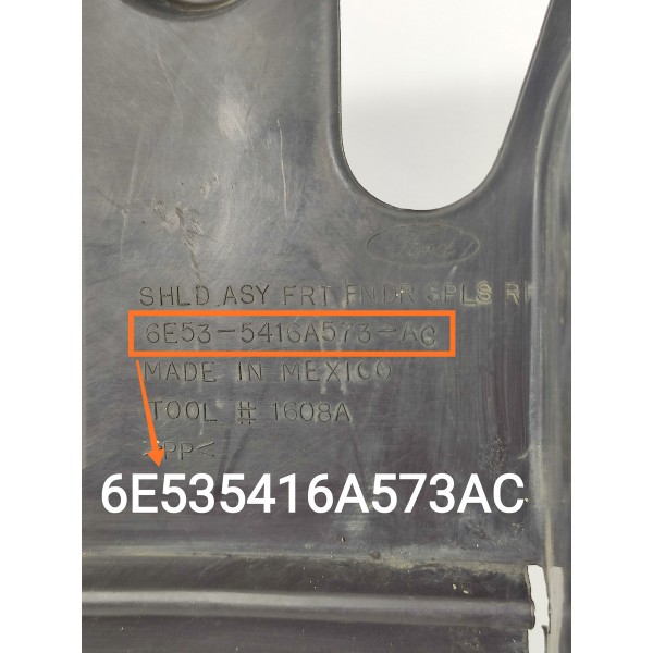 Protetor Corre Motor Fusion 2,3 Dir 2006/2008 6e535416a573ac