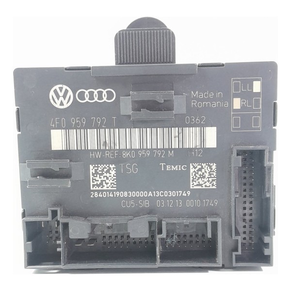 Modulo Porta Audi Q7 Dianteira Direita 2010/2015 4f0959792t