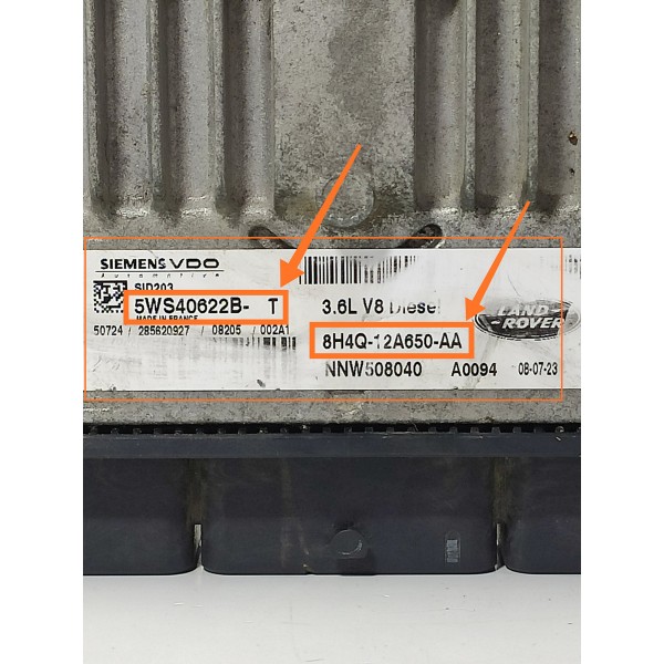 Modulo Injecao Range Rover Sport 2008/2011 3.6 V8 5hws40622b