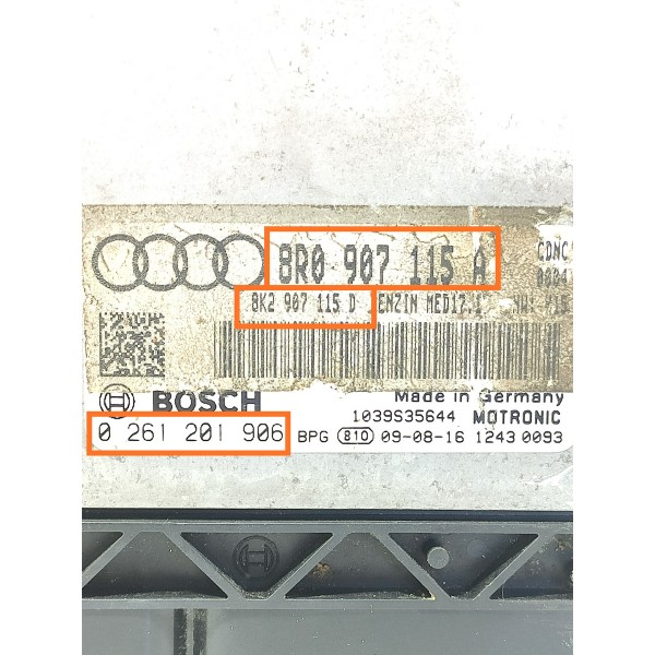 Modulo Injecao Audi Q5 2.0 2010 2011 2012/2015 8r0907115a