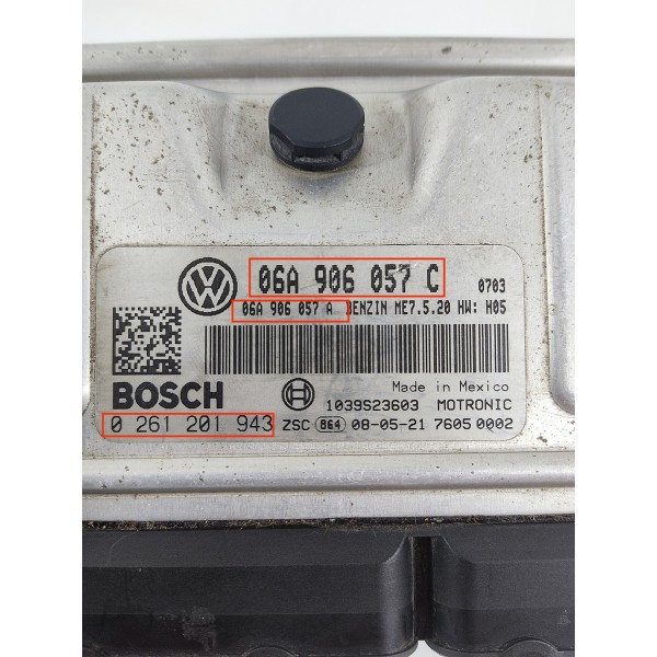 Modulo Injecao Volkswagen New Beetle 2008/2013 06a906057c