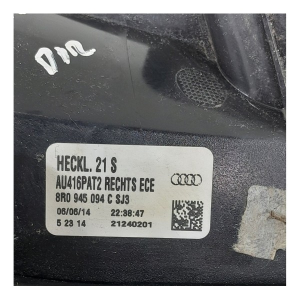 Lanterna Direita Audi Q5 Led 2014 2015 2016 8r0945094 File
