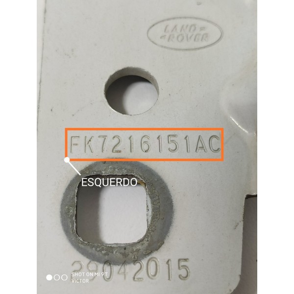 Amortecedor Suporte Capo Discovery Sport Dir 2017 Fk7216c826