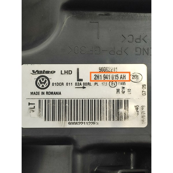 Farol Amarok V6 Esquerdo Led Xenon 2017/2023 2h1941015ah