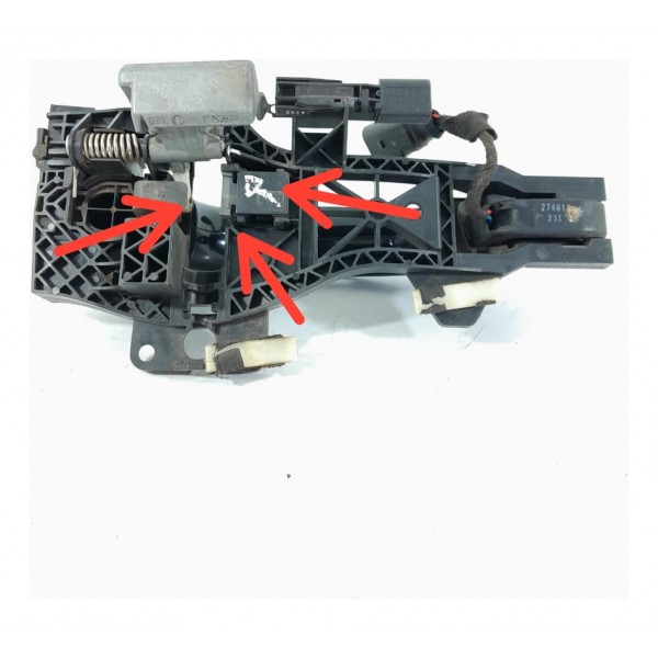 Macaneta Externa Audi Q7 Traseira Esquerda 2010/2015 Det