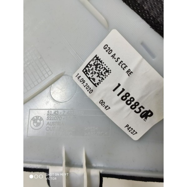 Acabamento Coluna A  Bmw 320 330 Direita 2020 Det 7433240