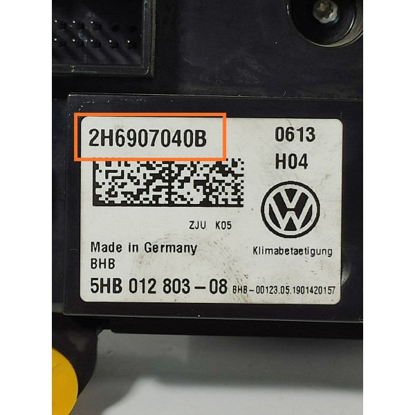 Comando Ar Condicionado Amarok 2017 2018/2023 2h6907040b