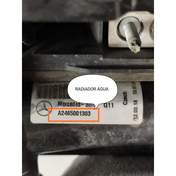 Kit Radiador Mercedes Gla 200 250 15/20 Completo A2465000454