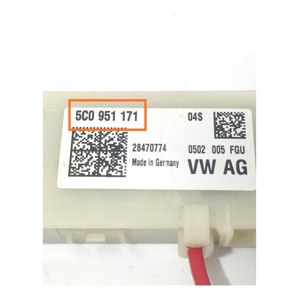 Sensor Alarme Ultrasonico Amarok 2010 2011/2023 5c0951171