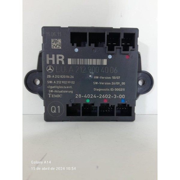 Modulo Porta Mercedes C180 C200 Tras Dir 2007/14 A2129004006