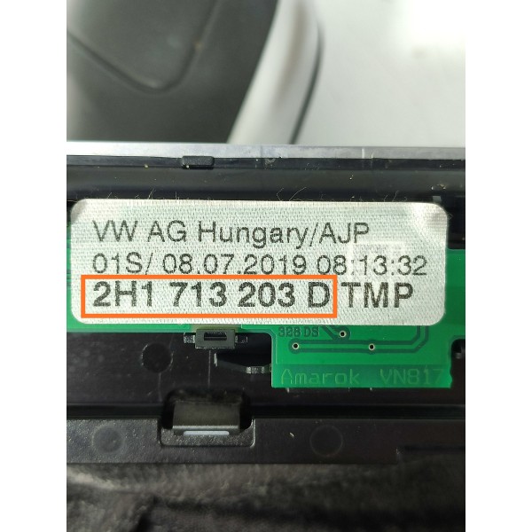 Moldura Alavanca Cambio Amarok 2010/2023 Det 2h1713203d