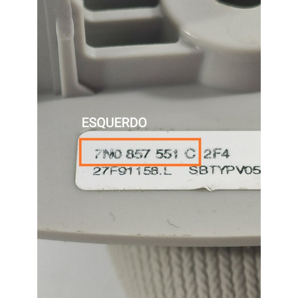 Quebra Sol Esquerdo Amarok 2010 2011/2023 7n0857551c