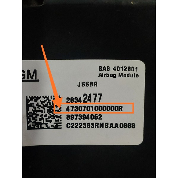 Bolsa Banco Onix Dir 2020 2021 2022/2024 4730701000000r
