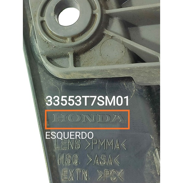 Lanterna Honda Hrv Esquerda Led 2015 2016/2018 33553t7sm01