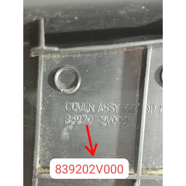 Acabamento Interno Porta Veloster Tras Dir 11/14 839202v000
