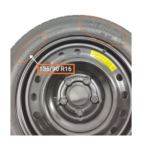 Estepe Hrv 135/90 R16 2015 2016 2017 2018/2021 Original