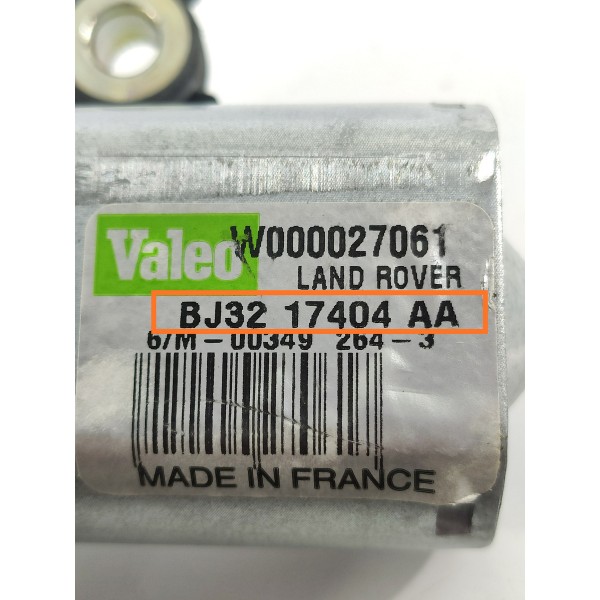 Motor Limpador Traseiro Evoque 2011 2012/2019 Bj3217404aa