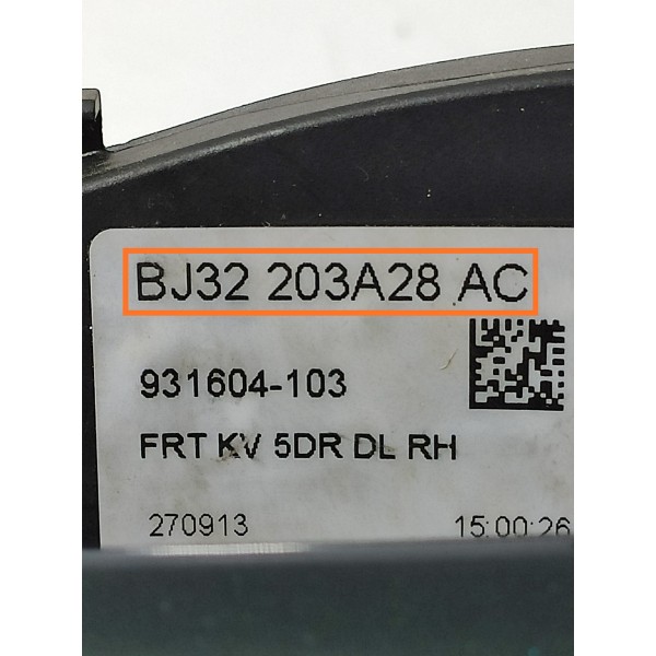 Macaneta Externa Evoque Dianteira Dir 2011/2019 Bj32203a28ac