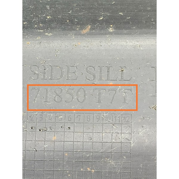 Spoiler Lateral Honda Hrv Esquerdo 2014 2015/2021 71850t7t