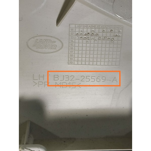 Forro Porta Evoque Traseira Esquerda 2012/2019 Bj3225569a