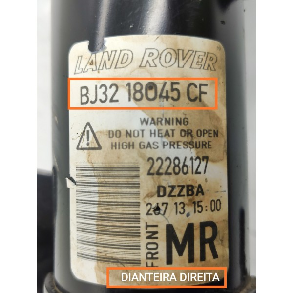 Torre Telescopio Evoque Com Sensor Dianteira Direi 2011/2019