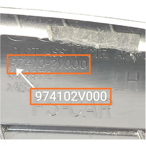 Moldura Central Difusor Ar Veloster 2011/2014 847402v100