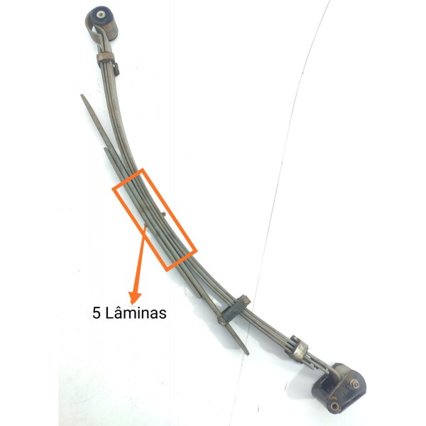 Mola Traseira Amarok V6 5 Laminas 2017 2018/2023 2h0511151ae