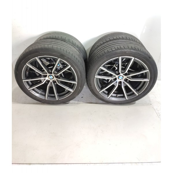Jogo Roda Pneu Bmw 320i  225/45 Aro 18  2019 2020/2025 Orig