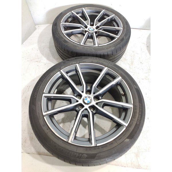 Jogo Roda Pneu Bmw 320i  225/45 Aro 18  2019 2020/2025 Orig