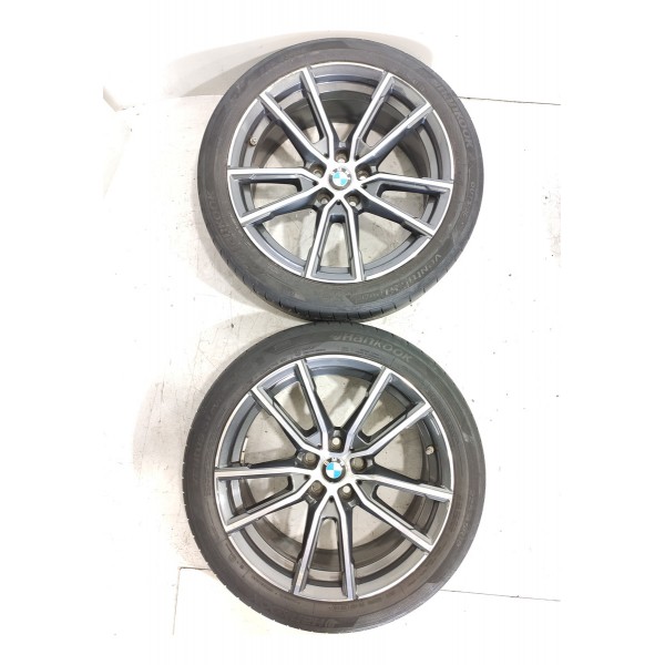 Jogo Roda Pneu Bmw 320i  225/45 Aro 18  2019 2020/2025 Orig