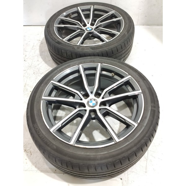 Jogo Roda Pneu Bmw 320i  225/45 Aro 18  2019 2020/2025 Orig